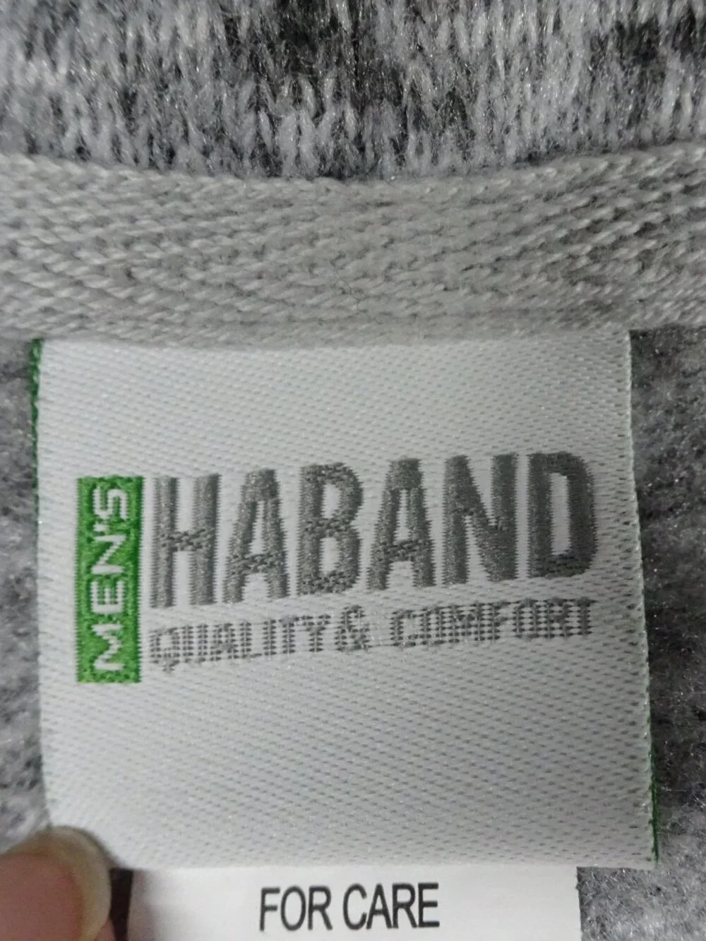 Haband Quality & Comfort Men Sweater with Pockets Size L